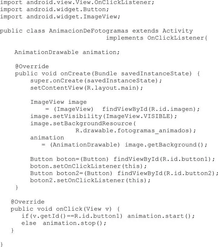 Hay que advertir que el método start de AnimationDrawable no se puede ejecutar - фото 59