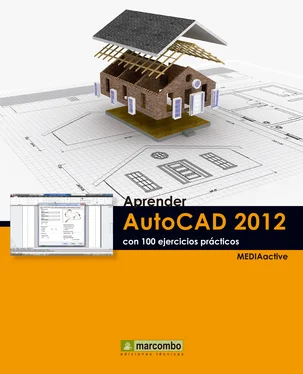 MEDIAactive Aprender Autocad 2012 con 100 ejercicios prácticos обложка книги