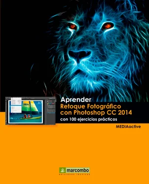 MEDIAactive Aprender Retoque Fotográfico con Photoshop CC 2014 con 100 ejercicios prácticos обложка книги