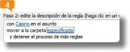El asistente para reglas incluye una serie de reglas predefinidas denominadas - фото 243