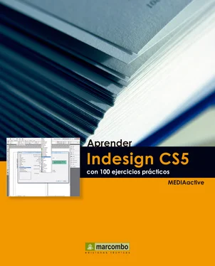 MEDIAactive Aprender Indesign CS5 con 100 ejercicios prácticos обложка книги