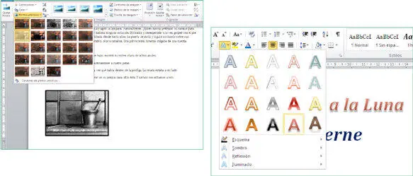 Con Word 2010 es posible aplicar a sus documentos las ampliadas galerías de - фото 2