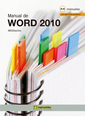 MEDIAactive Manual de Word 2010 обложка книги