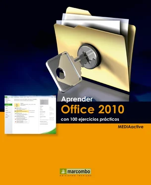 MEDIAactive Aprender Office 2010 con 100 ejercicios prácticos обложка книги