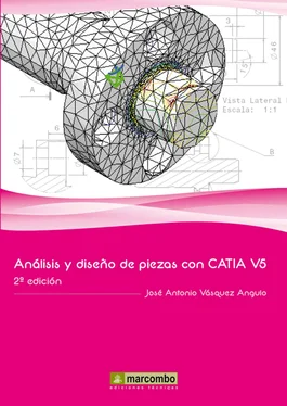 José Antonio Vásquez Angulo Análisis y diseño de piezas con Catia V5 обложка книги