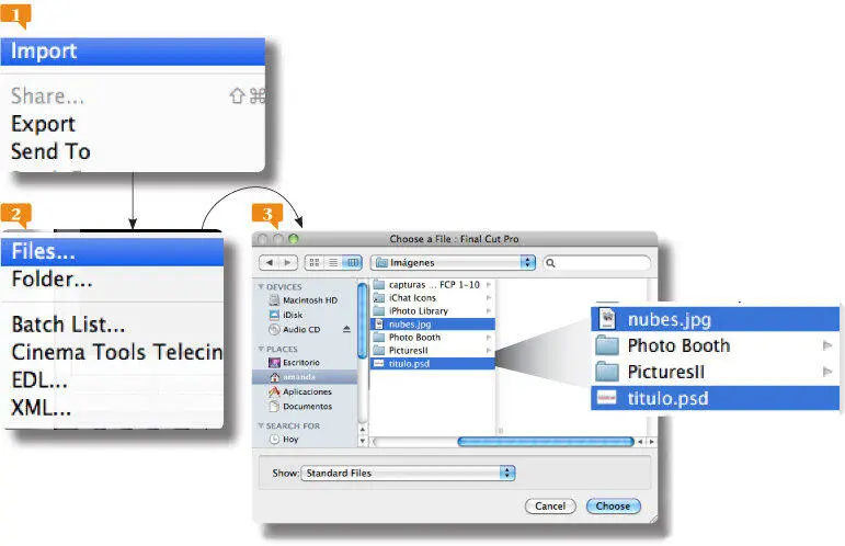 Para crear los clips de imágenes utilizaremos nuevamente el comando Import - фото 223