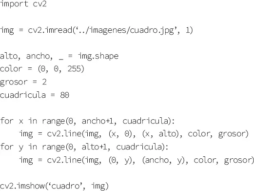 Tras importar la librería OpenCV y cargar la imagen almacenada en el fichero - фото 81