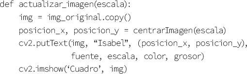 En la función centrarImagen se obtiene el ancho y el alto del texto - фото 119