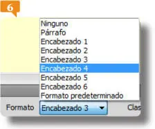 La opción Ningunopermite desactivar todas las opciones de formato aplicadas a - фото 221