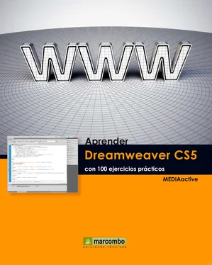 MEDIAactive Aprender Dreamweaver CS5 con 100 ejercicios prácticos обложка книги