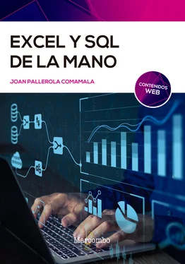 Joan Pallerola Comamala Excel y SQL de la mano обложка книги