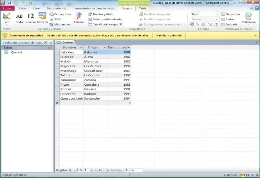 Desde el cuadro de diálogo Abrirtambién puede abrir una base de datos - фото 122