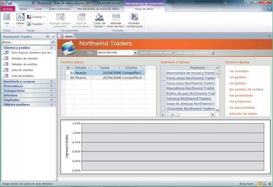Recuerde que estamos trabajando con la base de datos de ejemplo Neptunoabierta - фото 98