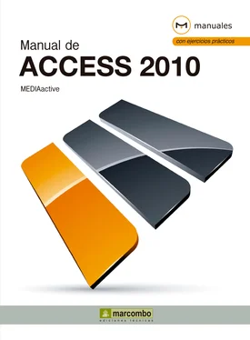 MEDIAactive Manual de Access 2010 обложка книги