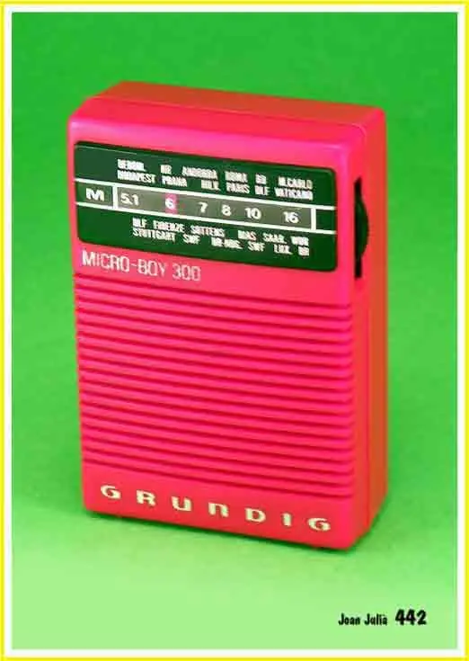 2 GRUNDIG micro boy 300 Fabricado el año 1970 Consta de 6 trans y OM - фото 44