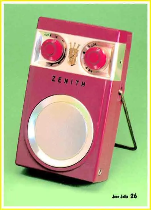 3 ZENITH Royal 500 Primer transistor Zenith de 1955 Conocido como ojos de - фото 4