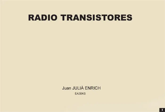 Título Radio transistores Fotografías textos diseño y maquetación Juan - фото 1