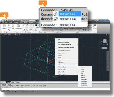 En esta versión de AutoCAD la etiqueta de visualizaciónubicada en la esquina - фото 33