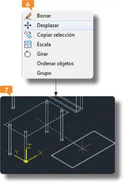 10Como ve todas las maneras de desplazar objetos 3D en AutoCAD 2012 son - фото 262