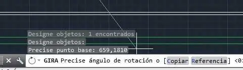 5Una vez establecido el eje de la rotación AutoCAD solicita los grados del - фото 426