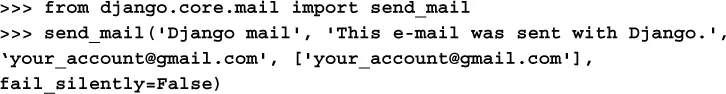 La función sendmail recoge el asunto el mensaje el remitente y una lista - фото 102