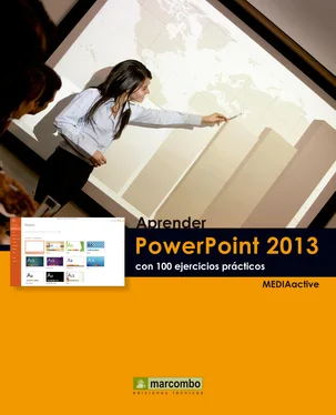 MEDIAactive Aprender PowerPoint 2013 con 100 ejercicios prácticos обложка книги