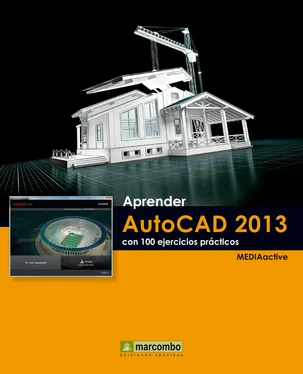 MEDIAactive Aprender AutoCAD 2013 con 100 ejercicios prácticos обложка книги