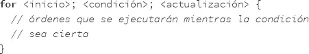 Este tipo de for 1 Ejecuta la orden de inicio una sola vez antes de ejecutar - фото 32