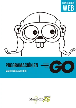 Mario Macías Lloret Programación en Go обложка книги