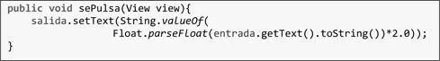 15 En este código el valor de entrada es convertido en Float multiplicado por - фото 242