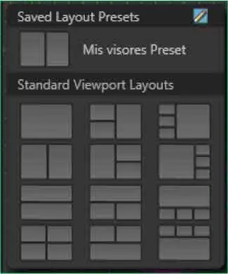 6En el pequeño cuadro Standard Viewport Layoutsse listan 12 configuraciones - фото 316