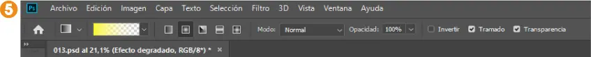 10 Para crear el degradado pulse en la parte superior de la imagen hasta la - фото 103