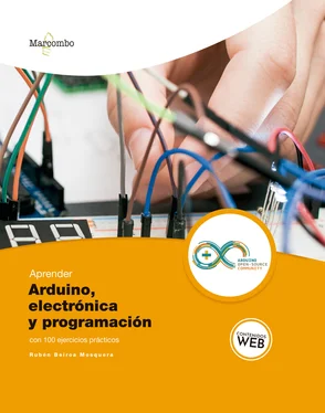 Rubén Beiroa Mosquera Aprender Arduino, electrónica y programación con 100 ejercicios prácticos обложка книги