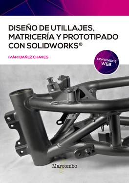 Ivan Ibañez Chaves Diseño de utillajes, matricería y prototipado con SolidWorks обложка книги