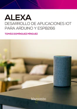 Tomás Domínguez Mínguez Alexa. Desarrollo de aplicaciones IoT para Arduino y ESP8266 обложка книги