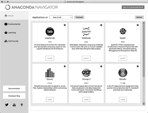 Figura 16 Anaconda Navigator de la distribución de Python Anaconda Anaconda - фото 27