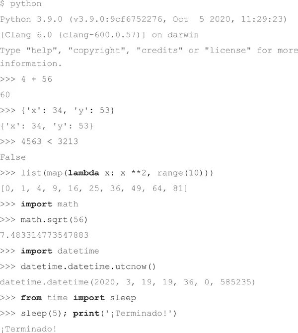 Se pueden utilizar otros REPL como ipython bpython o ptpython que presentan - фото 55