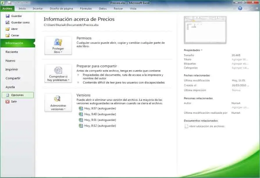 En la categoría Avanzadasdel cuadro Opciones de Excel podemos configurar - фото 382