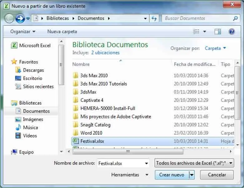 7Inmediatamente se crea un nuevo libro denominado Festival1cuyo contenido - фото 145