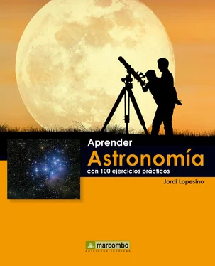 Jordi Lopesino Corral Aprender astronomía con 100 ejercicios prácticos обложка книги