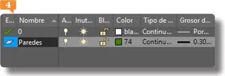 Al crear nuevas capas en AutoCAD el programa les asigna por defecto el nombre - фото 273
