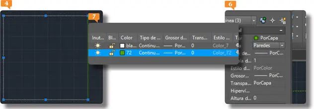 También es posible definir una capa como la actual seleccionándola en el - фото 291