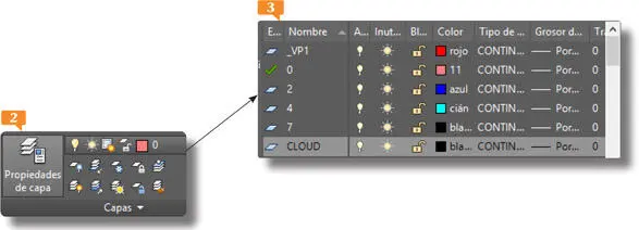 Todos los dibujos de AutoCAD tienen una capa en común denominada capa 0 y - фото 180