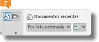 En el menú de la aplicación es posible ordenar los documentos recientes por - фото 63