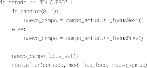 Si el juego ha finalizado el estado no es en curso se ejecutan las - фото 191