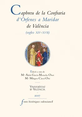 AAVV Capbreu de la Confraria d'Òrfenes a Maridar de València (segles XIV-XVII) обложка книги