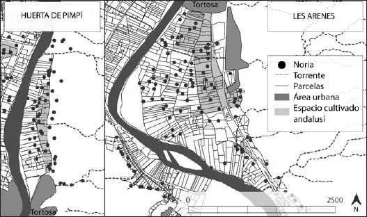 Fig 2 Tortosa la huerta de Pimpí las Arenas y el prado de Tortosa Al sur - фото 4
