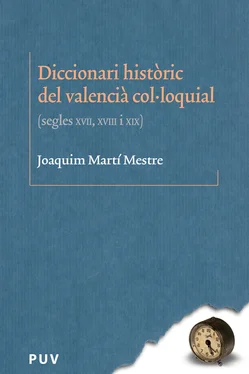 Joaquim Martí Mestre Diccionari històric del valencià col·loquial обложка книги