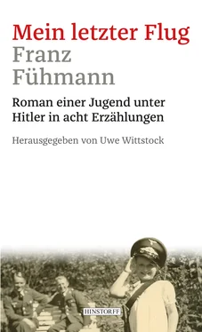 Franz Fuhmann Mein letzter Flug обложка книги