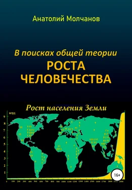 Анатолий Молчанов В поисках общей теории роста человечества обложка книги